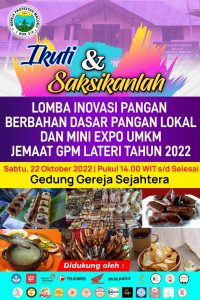Read more about the article Lomba Inovasi Pangan Berbahan Dasar Pangan Lokal dan Mini Expo UMKM