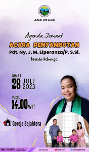 Read more about the article Penyambutan Pdt. J. M. Elperanza/P, S.Si