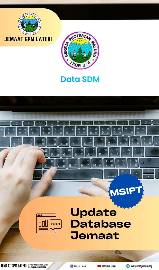 Update Data MSIPT Jemaat Lateri
