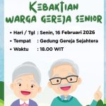 Kebaktian Warga Gereja Senior