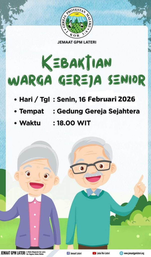 Kebaktian Warga Gereja Senior